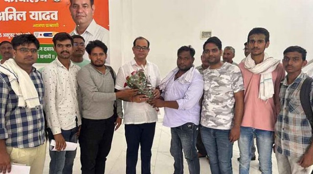 कोसली के विधायक अनिल यादव ने किया विकास कार्यों का उद्घाटन, जनसंवाद में सुनीं लोगों की समस्याएं