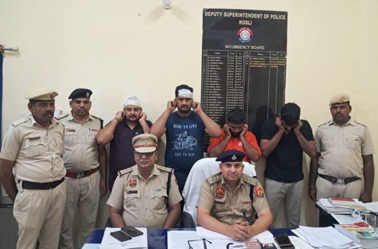 Haryana crime: रेवाड़ी पुलिस को मिली सफलता, विरेंद्र के चार हत्यारोपियों को किया काबू
