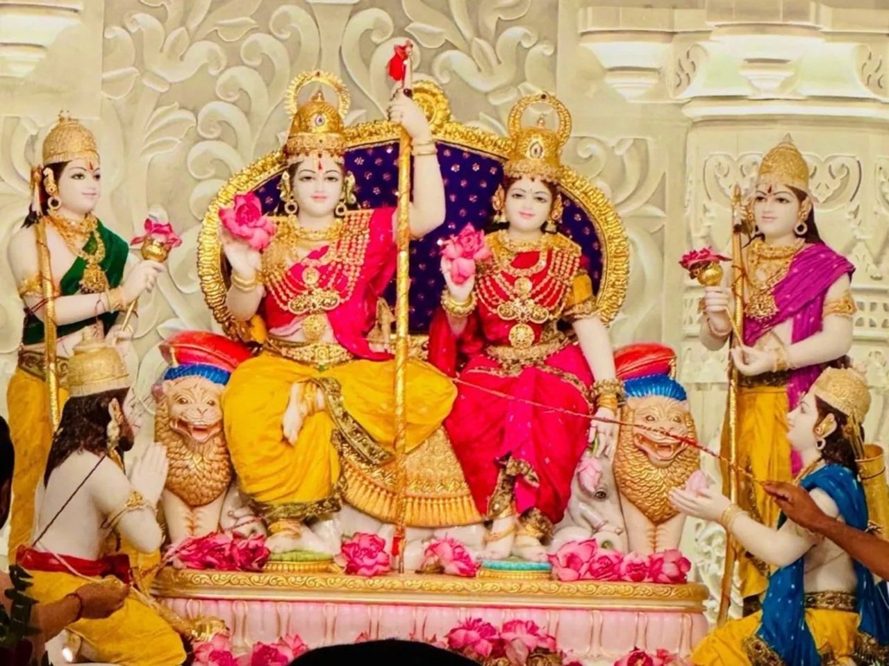 राम दरबार में मूर्ति बनाते हुआ बडा चमत्कार, मूर्तिकार ने कहा ये है भगवान की लीला