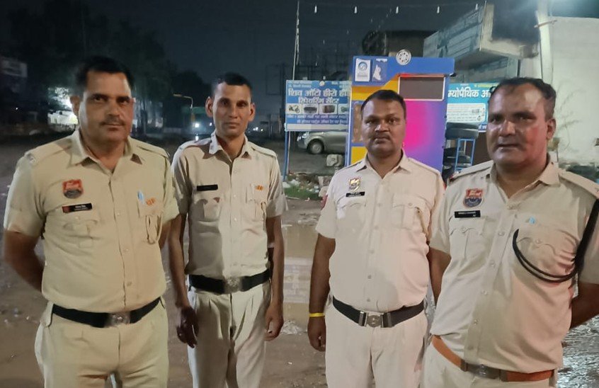 सुरक्षा को लेकर हरियाण राजस्थान बोर्डर पर दिनरात फोर्स तैनात