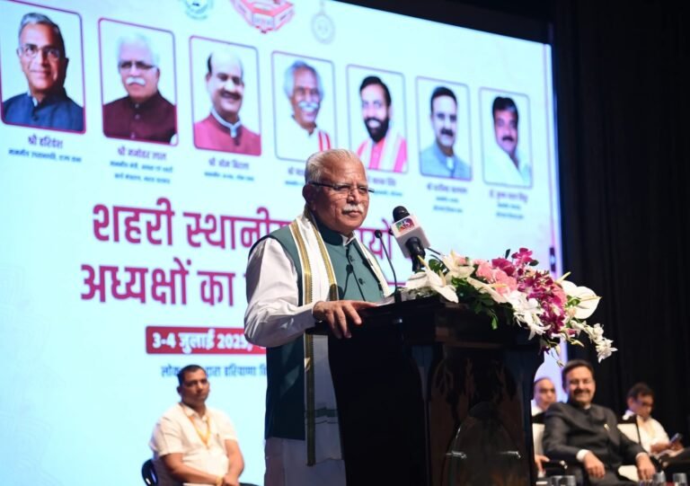 Haryana News: शहरी स्थानीय निकाय लोकतंत्र की मज़बूत आधारशिला: मनोहर लाल