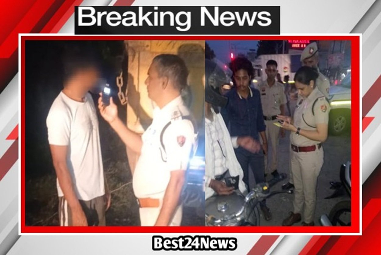 Police took big action against traffic rule violators in Rewari, challans issued to 1789 drivers