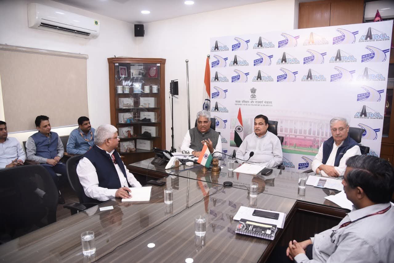 भिवाड़ी–धारूहेड़ा NH-919 पर जलभराव समाधान को लेकर दिल्ली में उच्चस्तरीय बैठक, नितिन गडकरी और राव इंद्रजीत सिंह रहे मौजूद