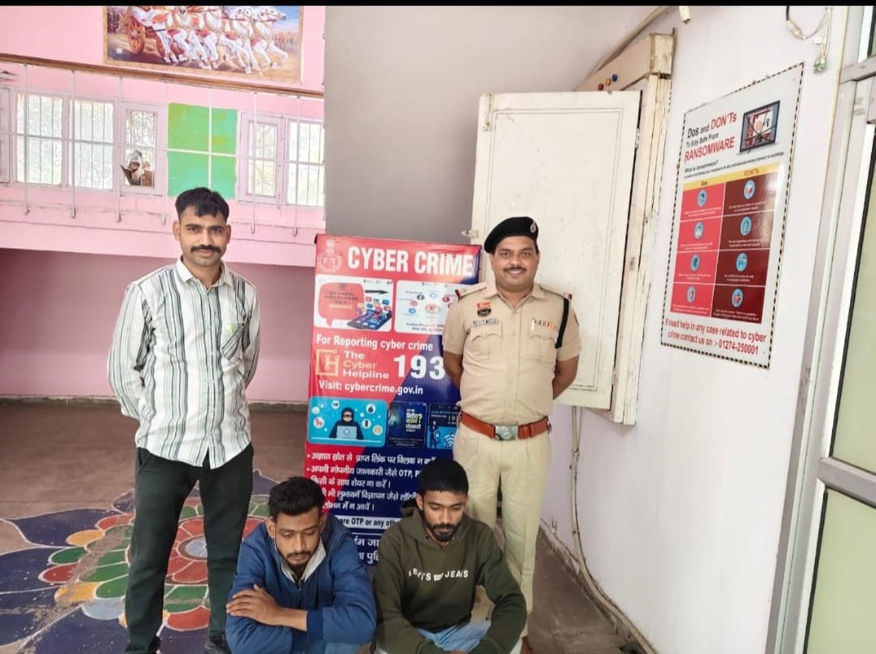 ChatGPT said: रेवाड़ी साइबर थाना पुलिस ने 9.46 करोड़ की ठगी मामले में दो और आरोपी किए गिरफ्तार