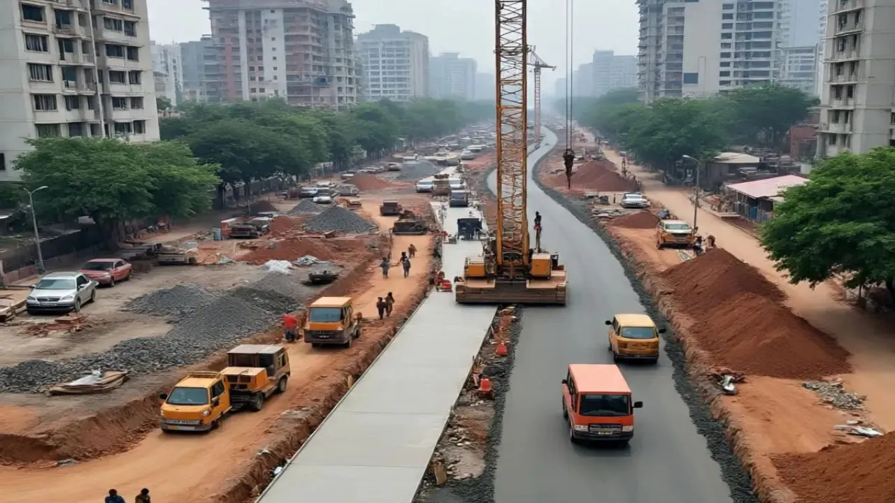 Bhiwadi News: भिवाड़ी में सड़क चौड़ीकरण का काम शुरू, छह लेन बनने से आवागमन में आएगा बड़ा बदलाव