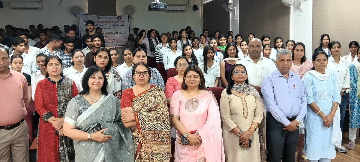 राजकीय महाविद्यालय खरखड़ा में “नॉट मी, बट यू” के सिद्धांत के प्रति किया जागरूक