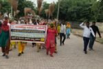 Sanitation workers in Dharuhera staged a protest over their demands