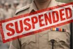हरियाणा पुलिसकर्मी सस्पेंड