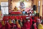 धारूहेड़ा: प्राचीन शिव मंदिर में आयोजित भागवत कथा में उमड़ी भीड