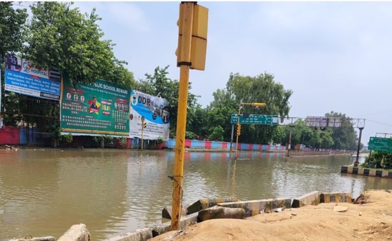 Alwar bypass जलभराव पर हरियाणा ने पल्ला झाड़ा, कहा- विवादित रैंप बनाने का रिकॉर्ड नहीं