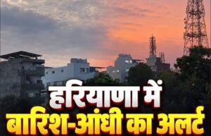 हरियाणा में बारिश-आंधी को लेकर 14 जिलों में यलो अलर्ट