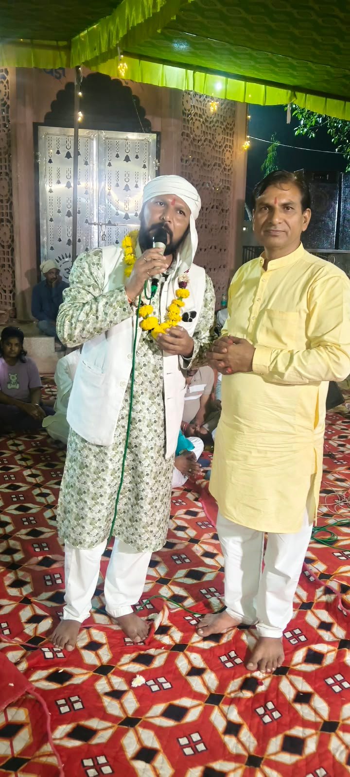 जड़थल माता मंदिर में जागरण, भजनों पर झूमे श्रद्धालु