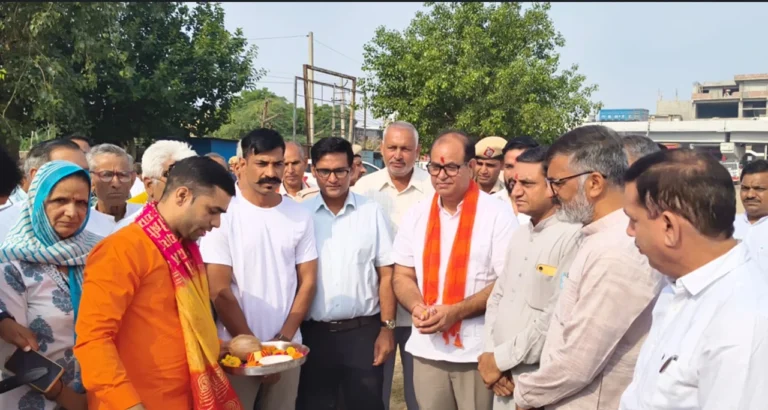 कोसली बस स्टैंड की विधायक अनिल यादव ने रखी धारशिला, इतने करोड़ होंगे खर्च