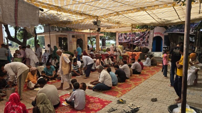 नंदरामपुर बास में संत घनश्याम दास के निर्वाण दिवस पर हवन-यज्ञ व विशाल भंडारा