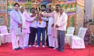 धारूहेड़ा में रामलीला का शुभारंभ, पहले दिन नारद मोह का मंचन