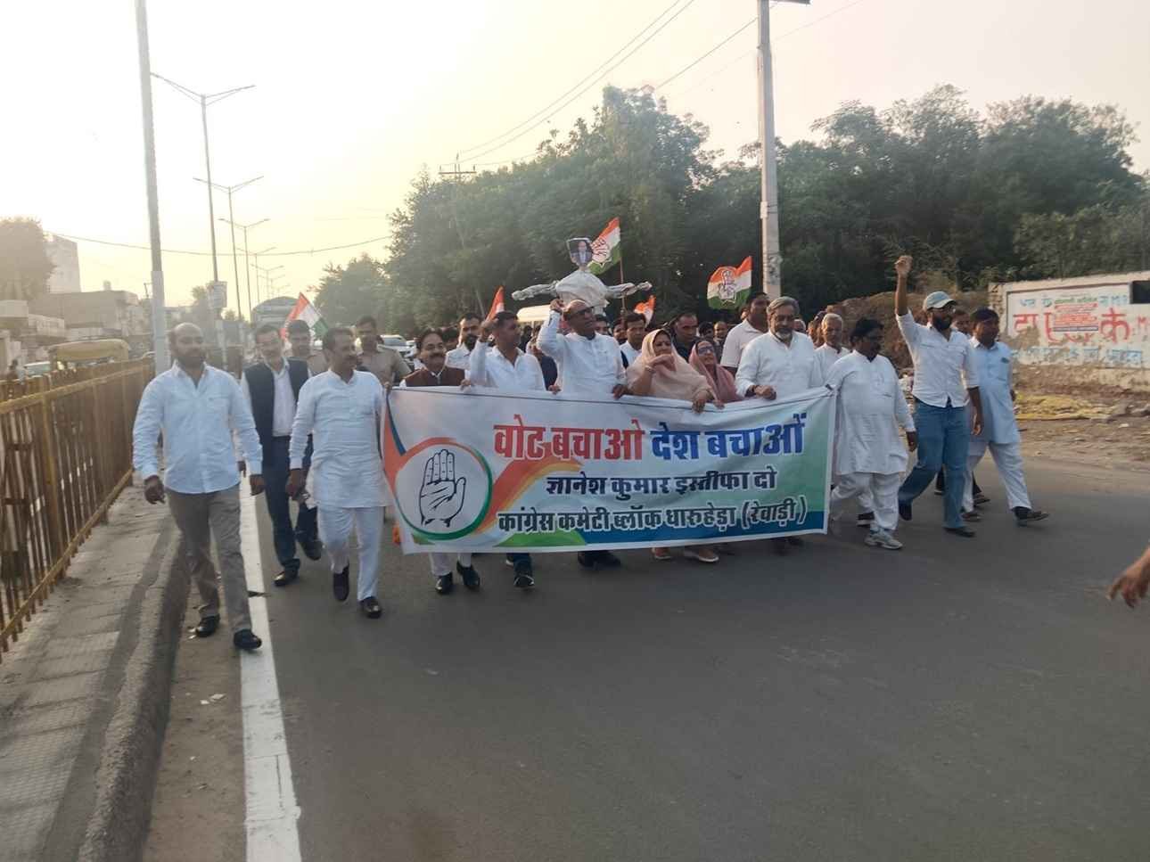 वोट बचाओ देश बचाओ:  धारूहेड़ा में क्यों लगे नारे ?