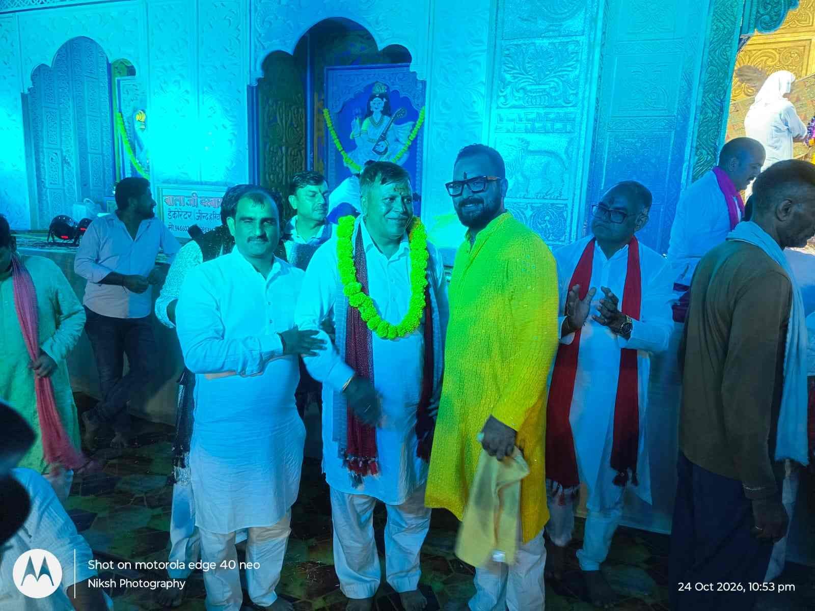 धारूहेड़ा में खाटू श्याम जागरण में गूंजे जयकारे